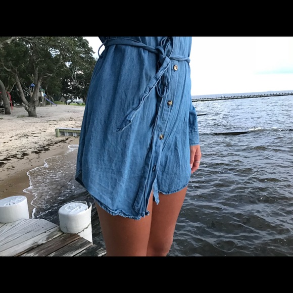 OBOJean dress with belt - Picture 2 of 4